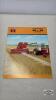 ASSORTED LOT OF CASE INTERNATIONAL SALES BROCHURES - 8