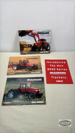 ASSORTED LOT OF CASE TRACTOR BROCHURES