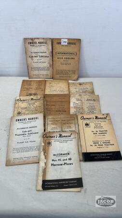 (12) OWNERS AND OPERATING MANUALS