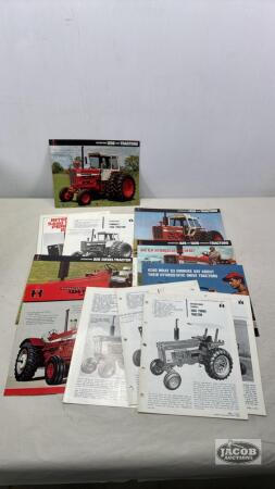 LOT OF INTERNATIONAL TRACTOR SALES BROCHURES