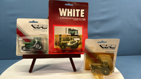 3 White Tractors -160, 185 & Spirit of Oliver