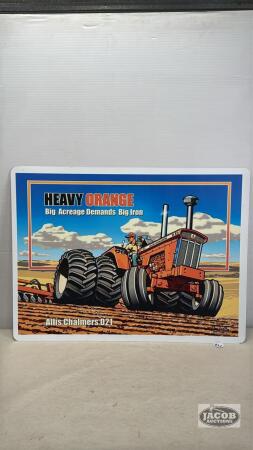 ALLIS -CHALMERS D21 REPRO PROMOTIONAL SIGN