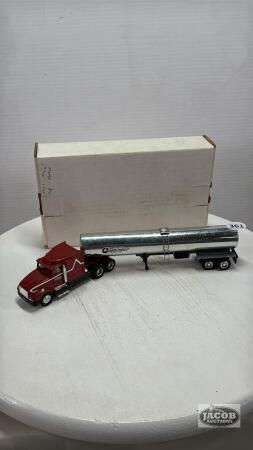 KEITH HALL INTERNATIONAL SEMI WITH TANKER TRAILER