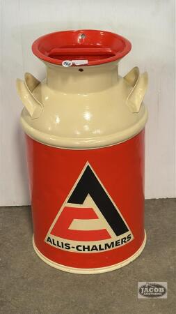 CUSTOM ALLIS-CHALMERS MILK CAN