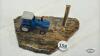 FORD TW 35 TRACTOR MOUNTED ON PEN HOLDER - 3
