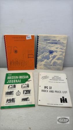 ASSORTED LOT OF 4 AGRICULTURAL BOOKS