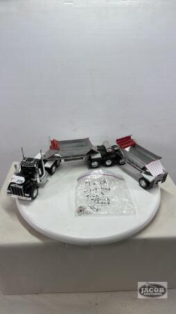 KENWORTH DAY CAB WITH BOTTOM DUMP TRAINS