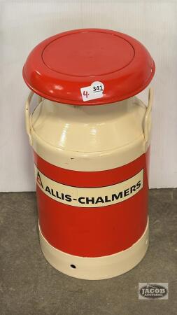 CUSTOM ALLIS-CHALMERS MILK CAN