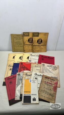 ASSORTMENT OF OPERATOR & PARTS CATALOGUES