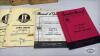 ASSORTMENT OF OPERATOR & PARTS CATALOGUES - 8