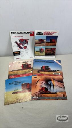 ASSORTED LOT OF CASE COMBINE BROCHURES