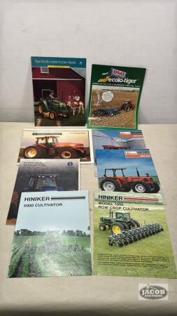 ASSORTMENT OF TRACTOR & EQUIPMENT BROCHURES