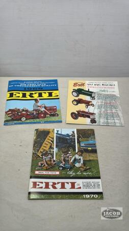 (3) ERTL TOY CATALOGUES