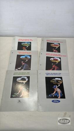 (6) 1986 LIVING THE DREAM BROCHURES