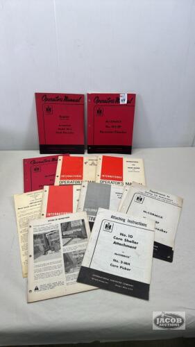 ASSORTMENT OF INTERNATIONAL OPERATORS MANUALS