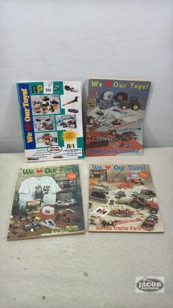 (4) WE LOVE OUR TOYS MAGAZINES