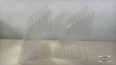 PAIR OF DESKTOP BROCHURE RACKS