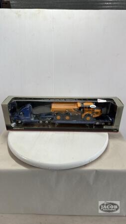 VOLVO TRUCK WITH DROP DECK TRAILER