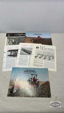 INTERNATIONAL PLOW BROCHURE LOT