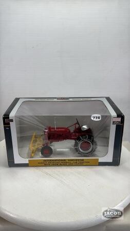 FARMALL CUB TRACTOR WITH SNOW BLADE & CHAINS
