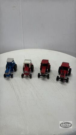 (4) 1/64 ERTL TRACTORS