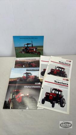 LOT OF CASE INTERNATIONAL TRACTOR SALES BROCHURES
