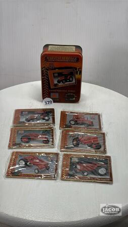 AGCO HARVEST HERITAGE METAL COLLECTOR CARDS IN TIN