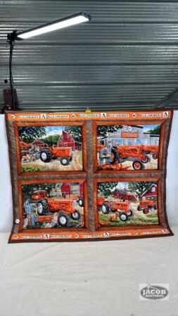 ALLIS-CHALMERS HAND QUILTED WALL HANGING