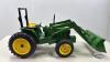 JOHN DEERE 6400 TRACTOR WITH 640 LOADER - 6