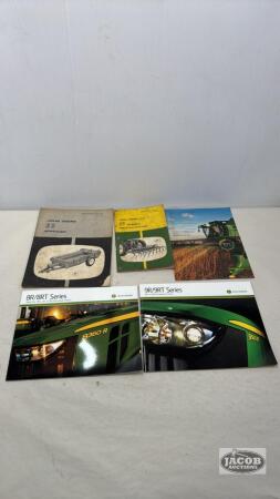 JOHN DEERE SALES BROCHURES & OPERATORS MANUALS