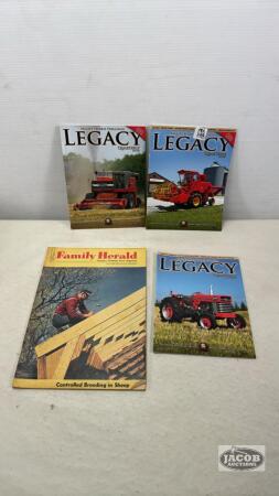 (3) MASSEY HARRIS / FERGUSON LEGACY MAGAZINES