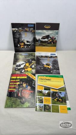 (7) SALES BROCHURES CUB CADET & BOLENS LAWN MOWERS