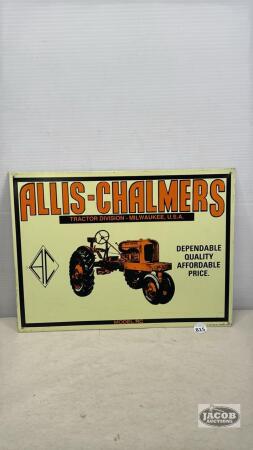 ALLIS-CHALMERS RC REPRO PROMOTIONAL SIGN