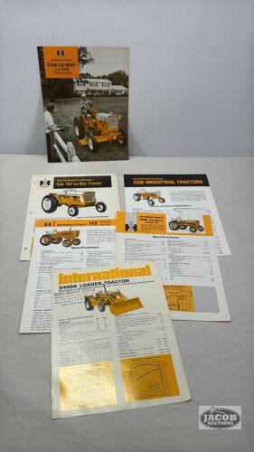 CUB LOW BOY TRACTOR BROCHURES & INFORMATION SHEETS