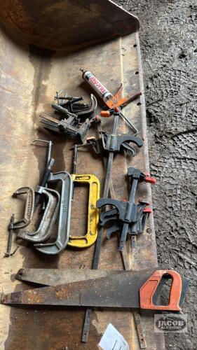 C Clamps, Sliding Bar Clamps Etc.