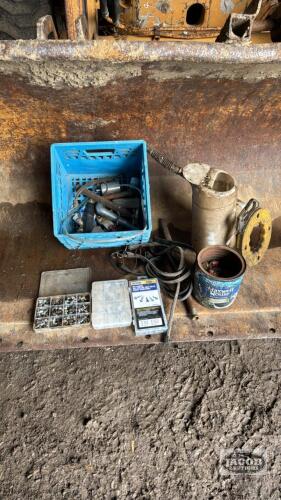 Milk Crate With Contents