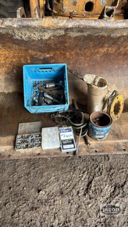 Milk Crate With Contents