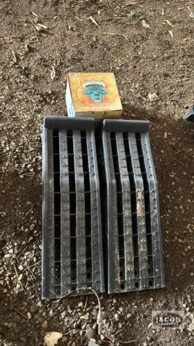 Plastic Vehicle Ramps and Polisher