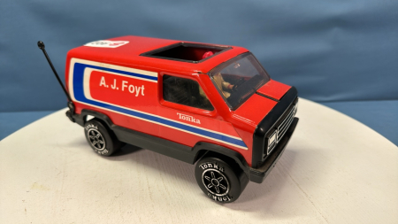 A.J. Foyt Tonka Van 8in Long -No Box