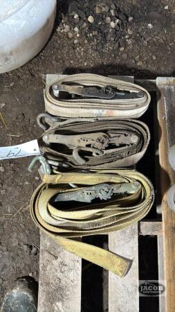 (3) 2in Ratchet Straps
