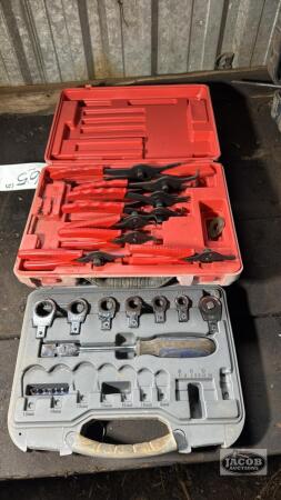 Snap Ring Plier Kit and Mastercraft Ratcher Wrench Set