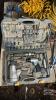 Air Tool Lot With Air Hose and Attatchments - 6