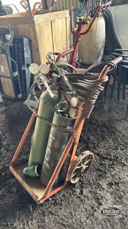 Set of Torches with Cart