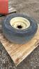 (1) USED 12.5X15 SL IMPLEMENT TIRE ON 6 BOLT HUB - 2