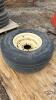 (1) USED 12.5X15 SL IMPLEMENT TIRE ON 6 BOLT HUB - 3