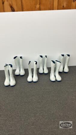 (6) PAIR OF TORENNA SIZE 7 RUBBER BOOTS