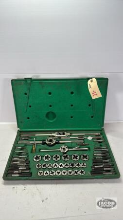 54PIECE ACE HANSON TAP AND DIE SET NEARLY COMPLETE