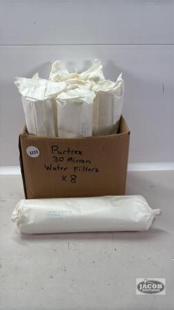 (8) 30 MICRON WATER FILTERS