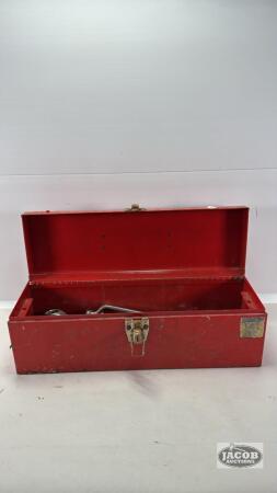 METAL TOOLBOX WITH QUANTITY OF SAE WRENCHES