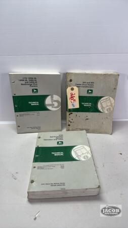 (3) JOHN DEERE TECHNICAL MANUALS